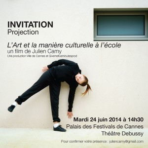 INVITATION Projection L'Art et la Manière culturelleBD