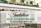 IP membre du club : Déjeuner de Presse Mardi 25 Juin 2019 à 12h Le Grand Café de France