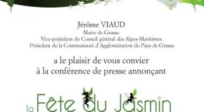 CONFERENCE DE PRESSE FETE DU JASMIN 2014 GRASSE – 25/07