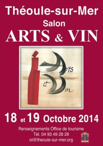 Affiche ARTS ET VIN 2014