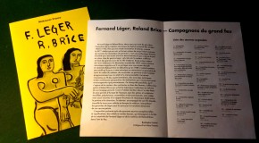 EXPOSITION EXCEPTIONNELLE ROLAND BRICE / FERNAND LEGER PARIS GALERIE MAKASSAR – JUSQU’AU 19/11