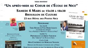 IP Maison d’édition Baie des anges : “Un après-midi au Coeur de l’école de Nice” 04/03 de 15h30 à 18h30